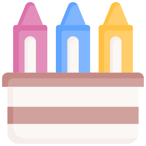 lapices de colores icono gratis