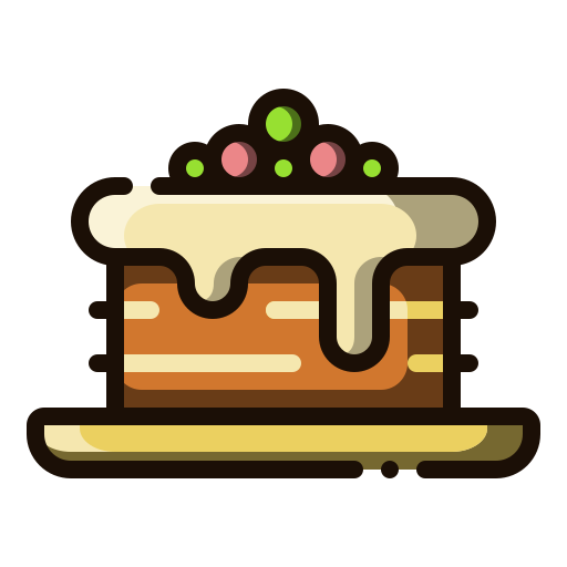 브라우니 무료 아이콘