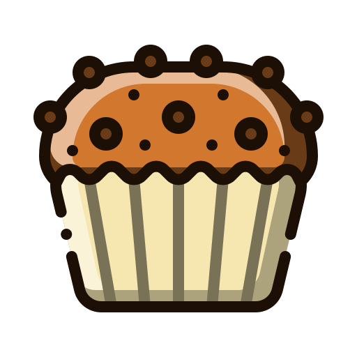 Muffin Generic Outline Color Icon