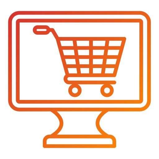 Online shopping - free icon