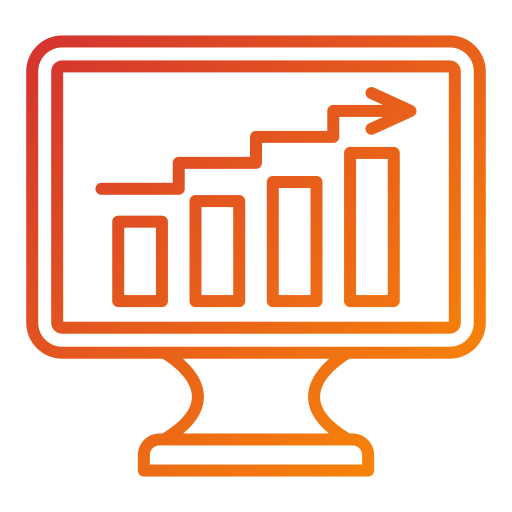 gráfico de barras icono gratis