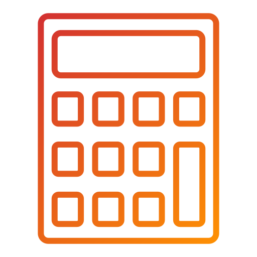 Calculator Generic Gradient icon