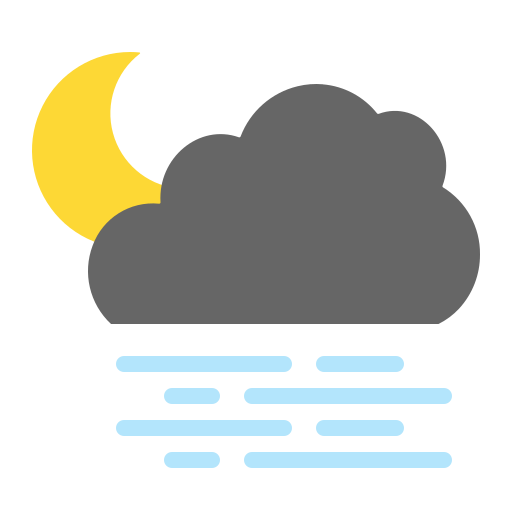 Foggy night - Free weather icons