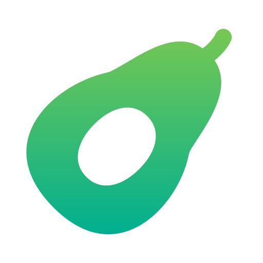 Avocado Generic Flat Gradient icon