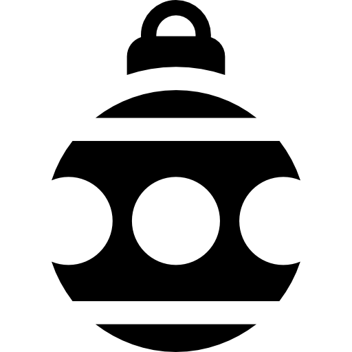 boule de sapin de noël Icône gratuit