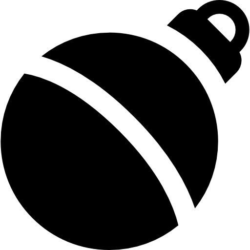 boule de sapin de noël Icône gratuit