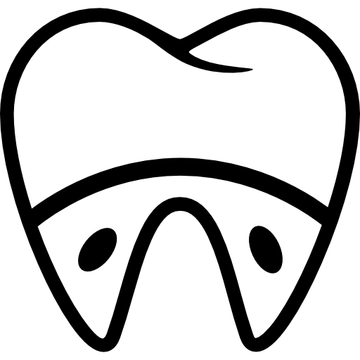 Molar and roots free icon