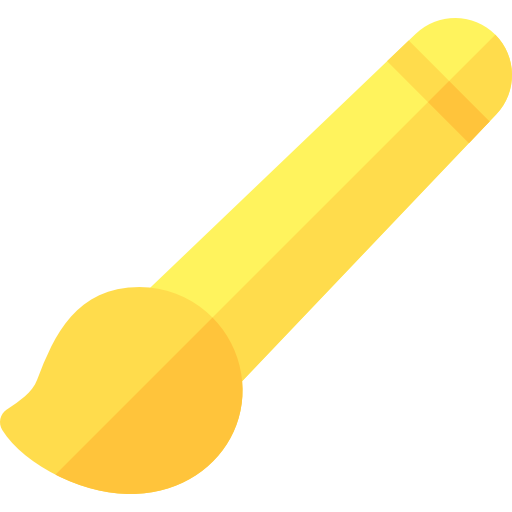 cepillo de pintura icono gratis