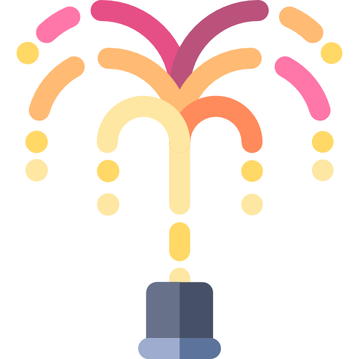 new years fireworks icon