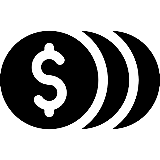 monedas icono gratis