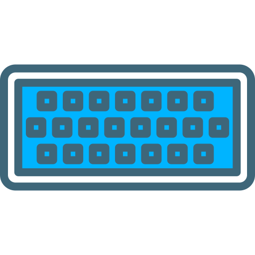 teclado electrónico icono gratis