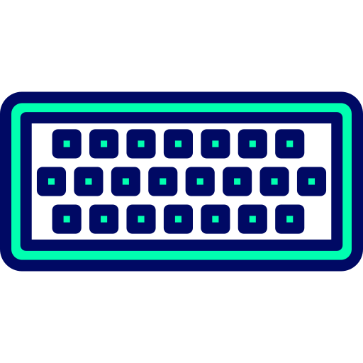 teclado electrónico icono gratis