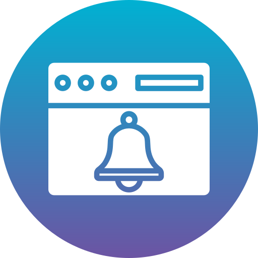 campana de notificación icono gratis