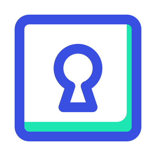 Lock Generic Blue icon