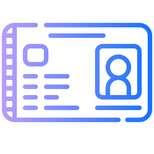 tarjeta de identificación icono gratis