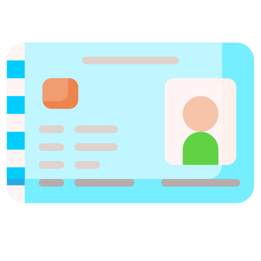 tarjeta de identificación icono gratis