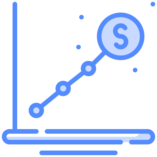 crecimiento del dinero icono gratis