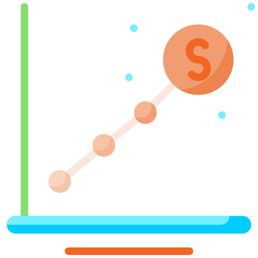 crecimiento del dinero icono gratis