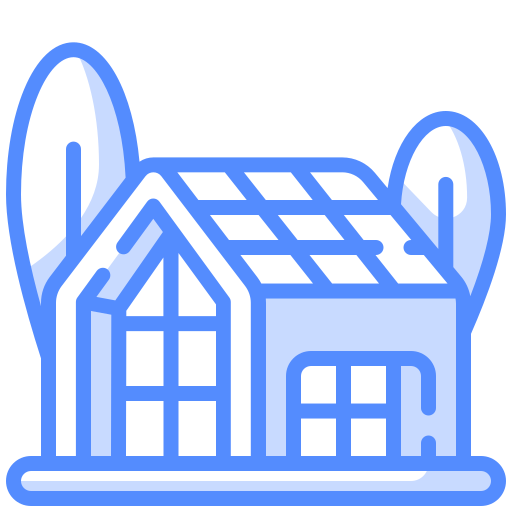 casa ecológica icono gratis