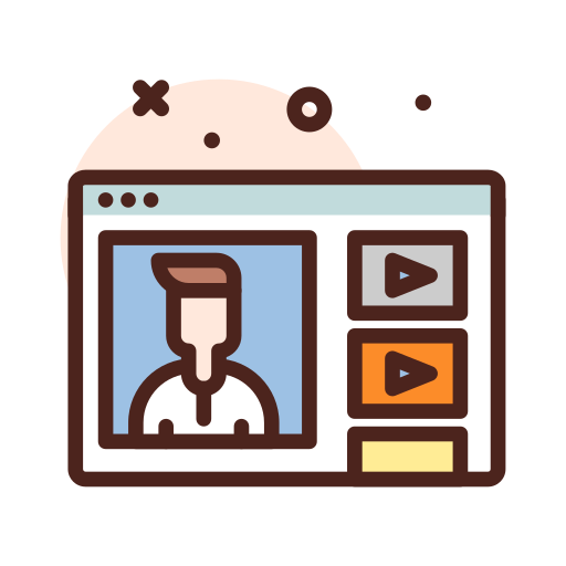 Video conference free icon