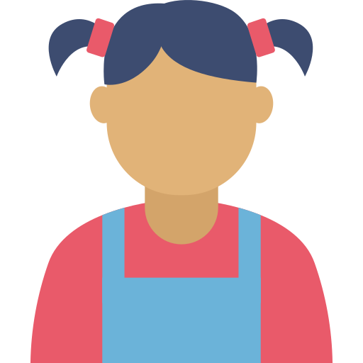 muchacha icono gratis