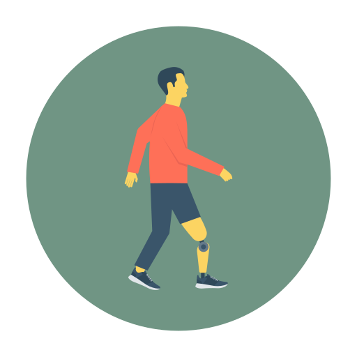 Walking Special Flat icon