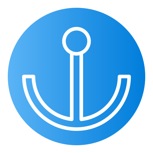 Anchor Generic Flat Gradient icon