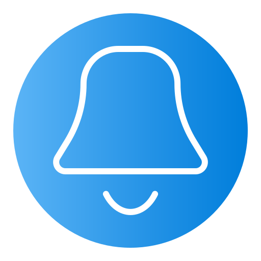 Bell Generic Flat Gradient icon