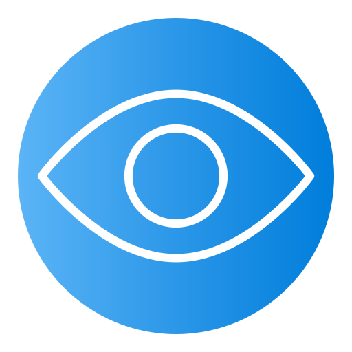 Eye Generic Flat Gradient icon