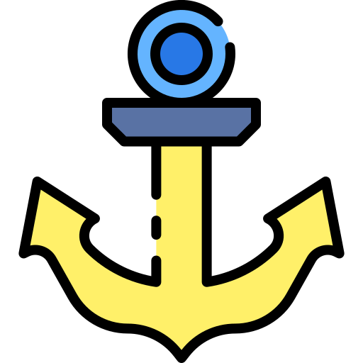 yellow anchor clip art