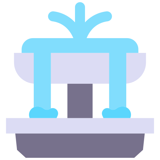 Fountain Good Ware Flat icon