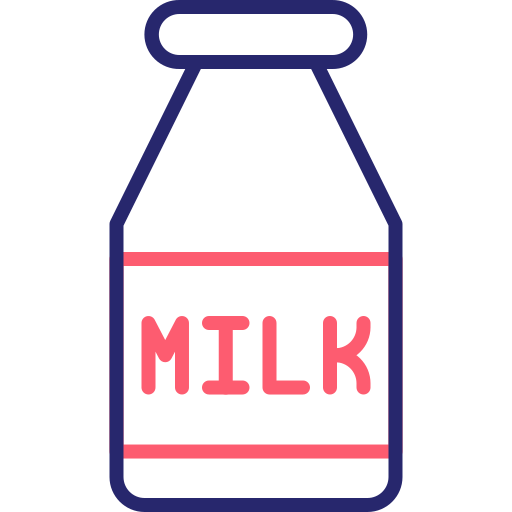 Milk Generic Outline Color icon