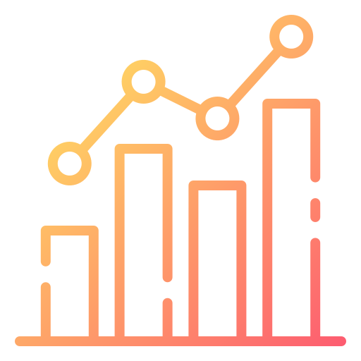 gráfico de barras icono gratis