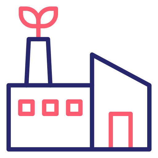 Eco factory free icon