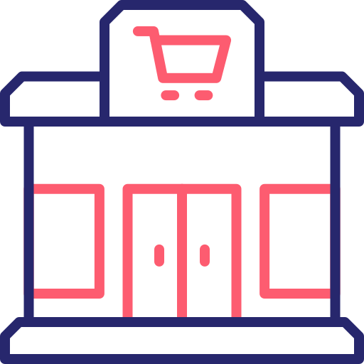 Supermarket Generic Outline Color icon