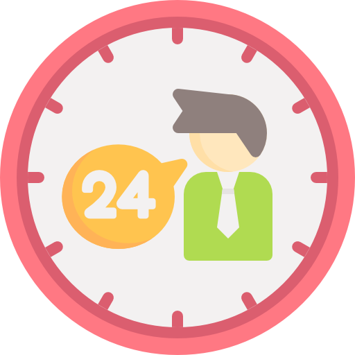 24 hours - Free technology icons