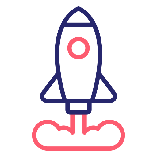 Rocket launch Generic Outline Color icon