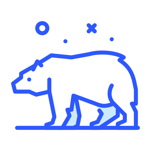 oso polar icono gratis