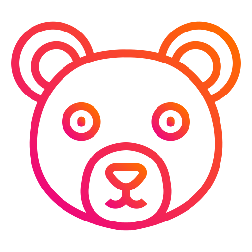 Bear Generic Gradient icon