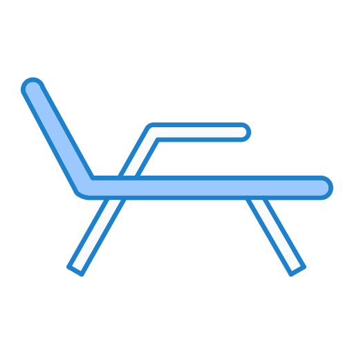 silla de cubierta icono gratis