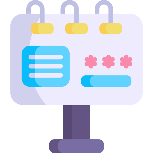 painel publicitário grátis ícone