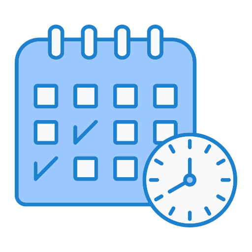 Schedule Generic Blue icon