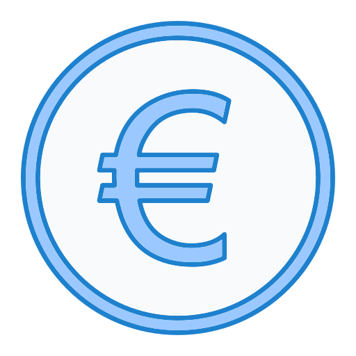 euro icono gratis