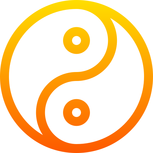 yin yang icono gratis