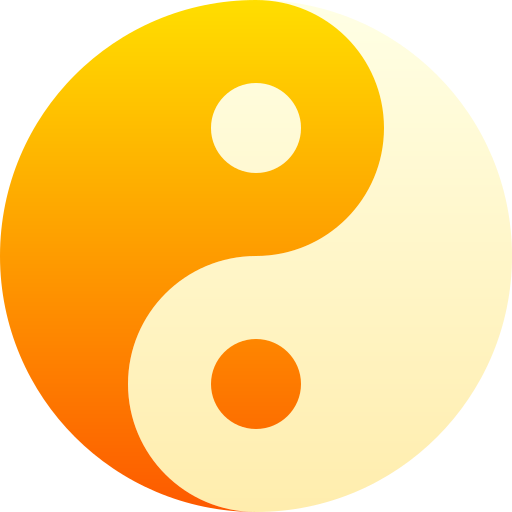 yin yang icono gratis