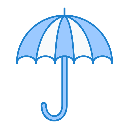 Umbrella Generic Blue icon