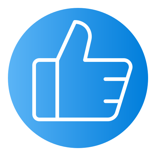 Thumbs up Generic Flat Gradient icon