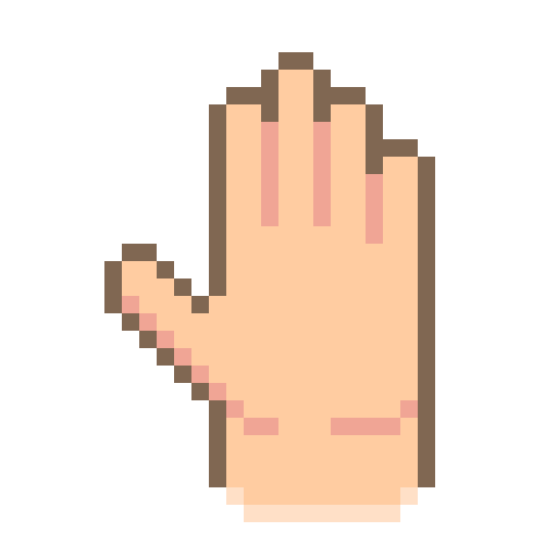 Hand Generic Outline Color icon