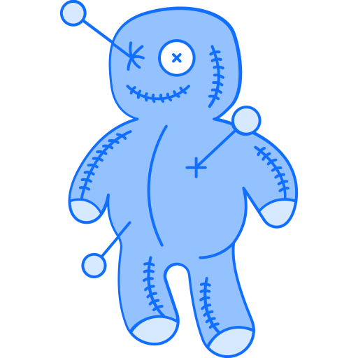 Voodoo doll Generic Blue icon