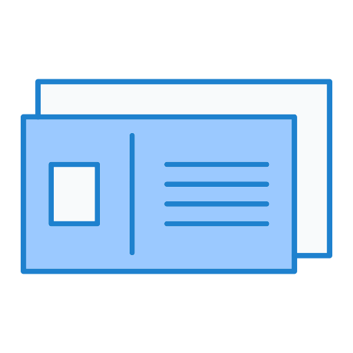 tarjeta postal icono gratis